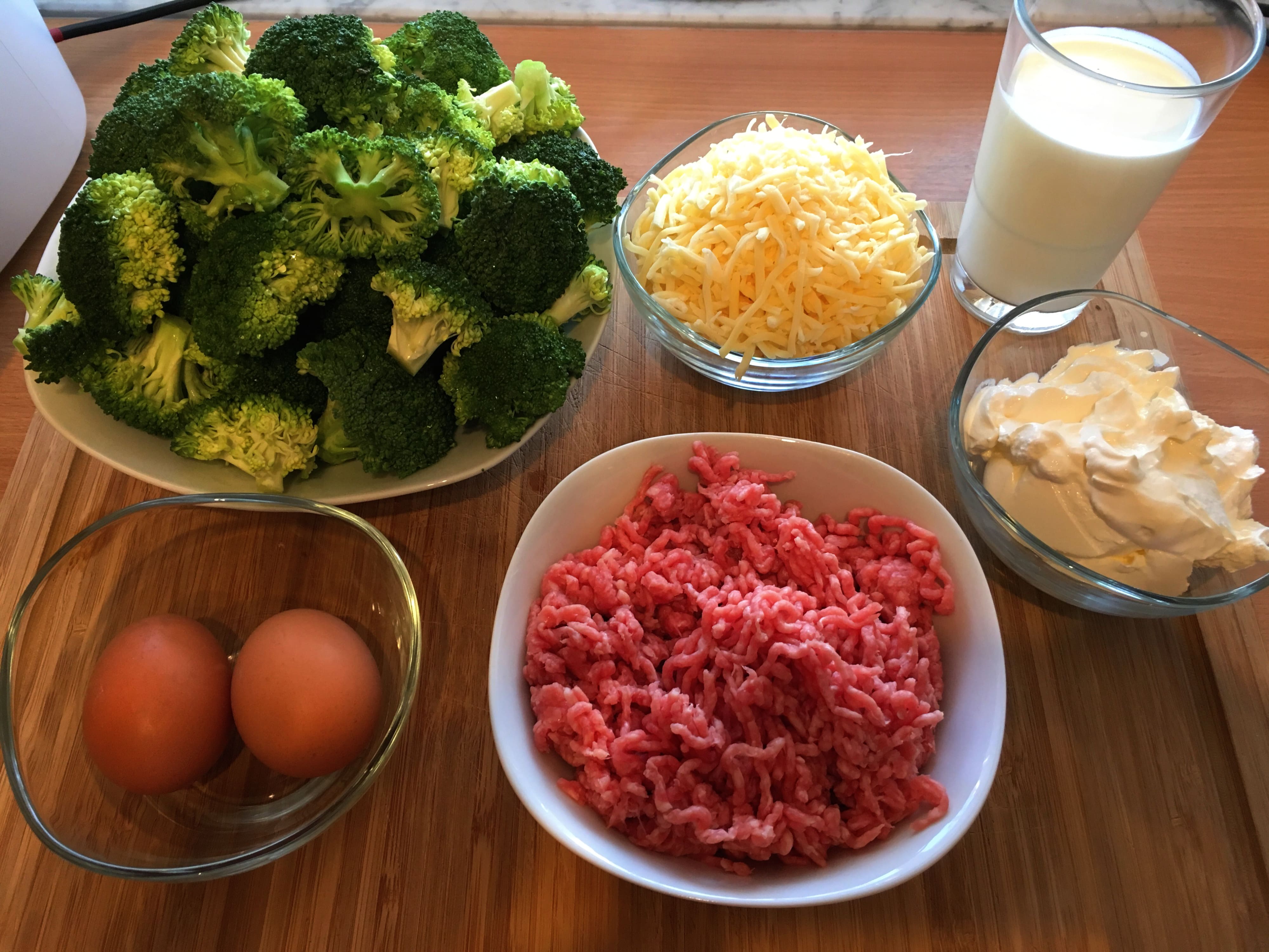 Low Carb - Fitness Brokkoli Hackfleisch Auflauf