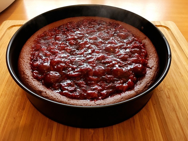 Heißer Schokoladenkuchen ohne Mehl