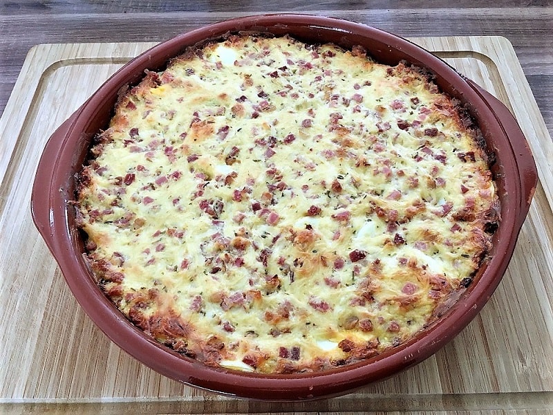Fertiger Spargelauflauf in Low Carb