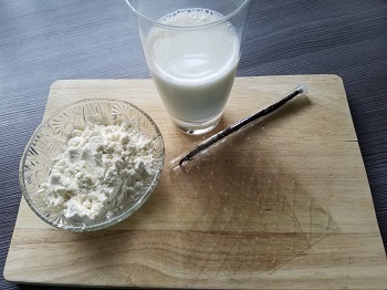 Proteinreicher Vanille Pudding, Protein Dessert